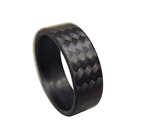 twill carbon fiber ring