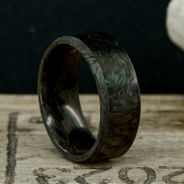 forged carbon fiber ring