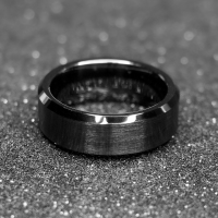 The Nero Black Ceramic Ring