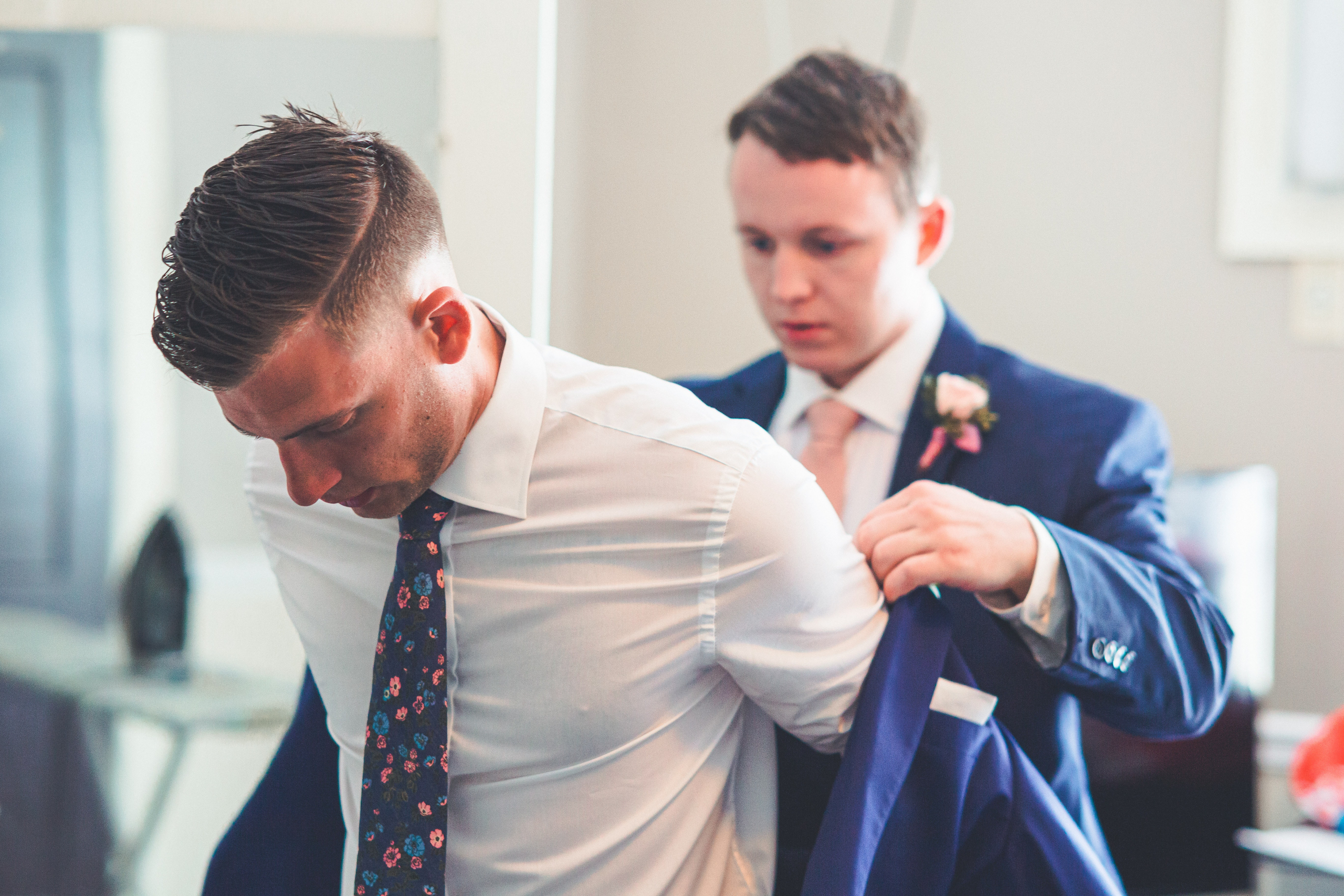 groom dressing
